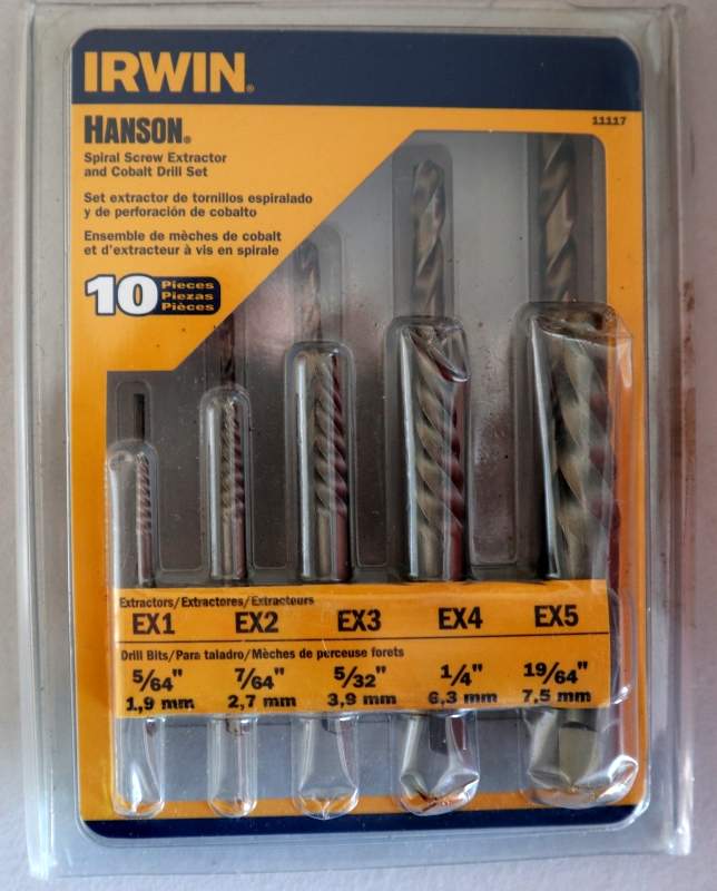 Extractors Set + Drill Bits